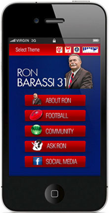 iPhone Apps for Ron Barassi